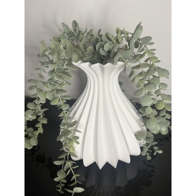 Vase décoratif moderne blanc - Élégance et design contemporain