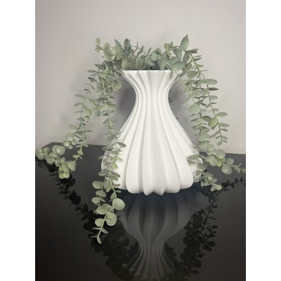 Vase décoratif moderne blanc - Élégance et design contemporain