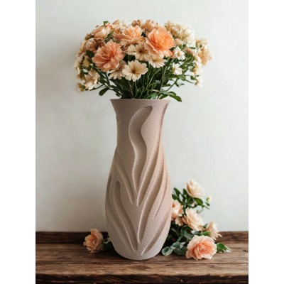 Vase décoratif  – Design organique moderne | Déco minimaliste sable