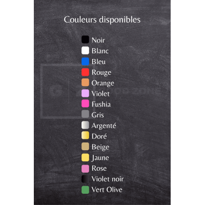 Prénom marque verre / Marque place personnalisé